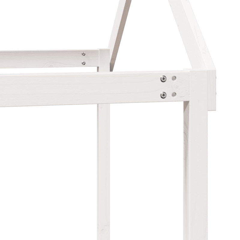 Layden Bunk Bed Accessories, 159cm H x 207cm L x 95.5cm W, White