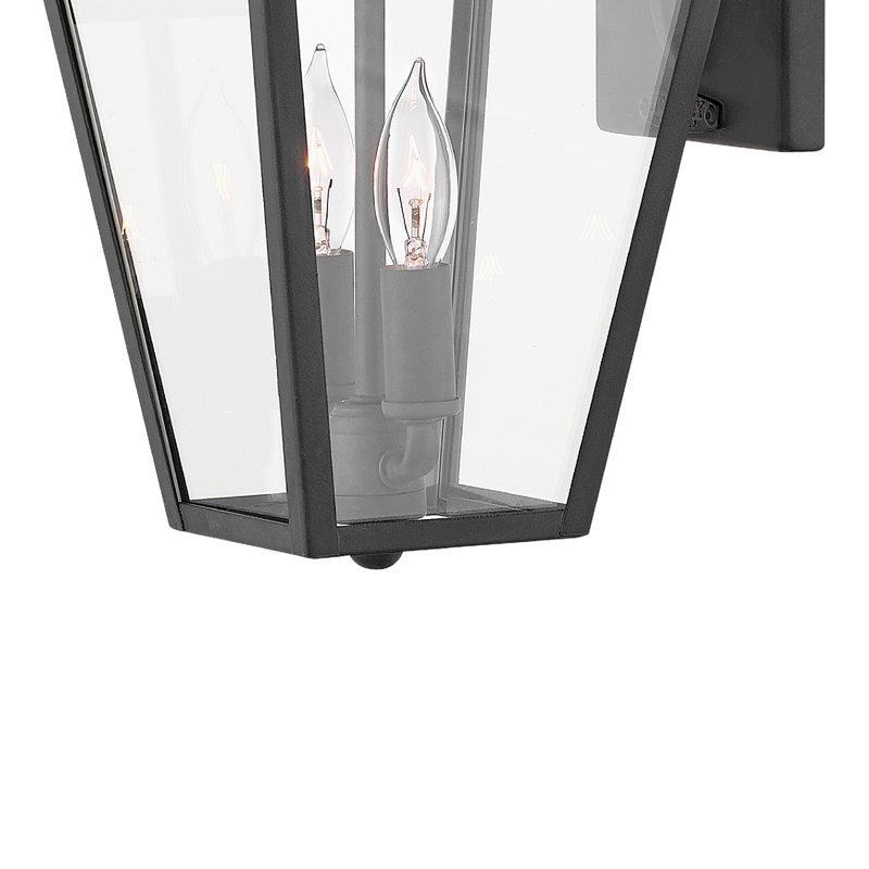 Alto 2-Light Outdoor Wall Lantern, Museum Black