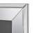 Riggleman Mirrored Wall Mounted Electric Fireplace with Remote Control