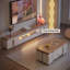 Meuble télé Modern Burlywood-1531005030