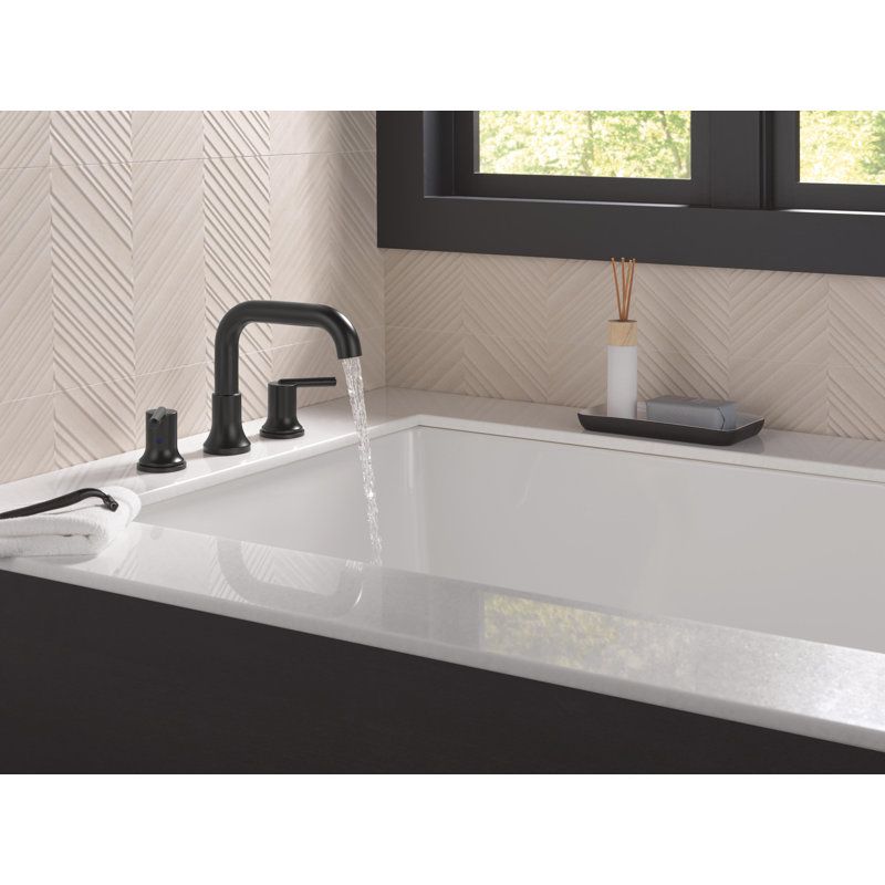 Roman Tub Trim, Matte Black