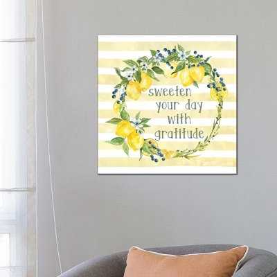 Sweeten Your Day by Carol Robinson - Wrapped Canvas Print