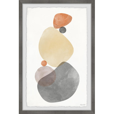 Balancing Stones - Single Picture Frame Painting