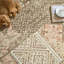 Tapis brun clair / rose Bohemian-1660223547