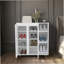 2-Door Shoe Storage Cabinet With 8 Enclosed Shelf