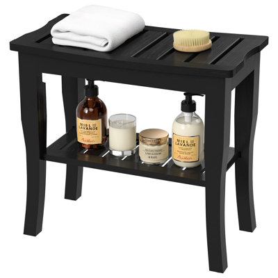 Nathalie 18.98'' W Bamboo Shower Bench
