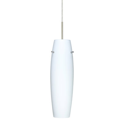 Luminaire suspendu cylindrique simple à 1 lumière Jude