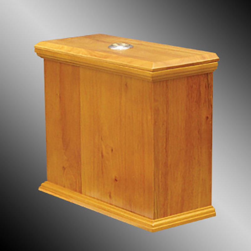 Réservoir de toilette plat en bois vodder