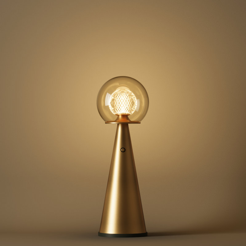 Metal USB Globe Lamp