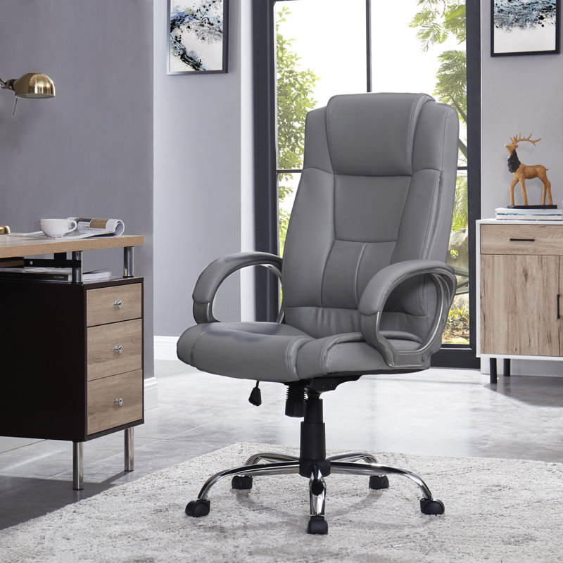 Fauteuil de bureau Jakyrah, Gris