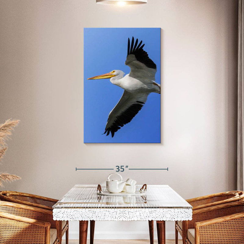 Brampt Pelican In The Sky, 45" H x 30" W