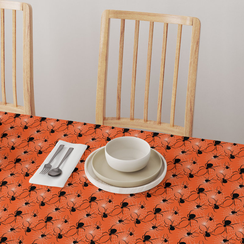 Hackensack Geometric Halloween Tablecloth, 84" L x 60" W