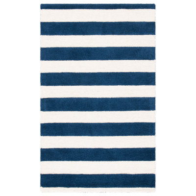 Erol Hand Tufted Wool Striped Rug