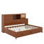 Lit de jour en bois avec tiroirs, tablette et ports USB-383333501-383333499