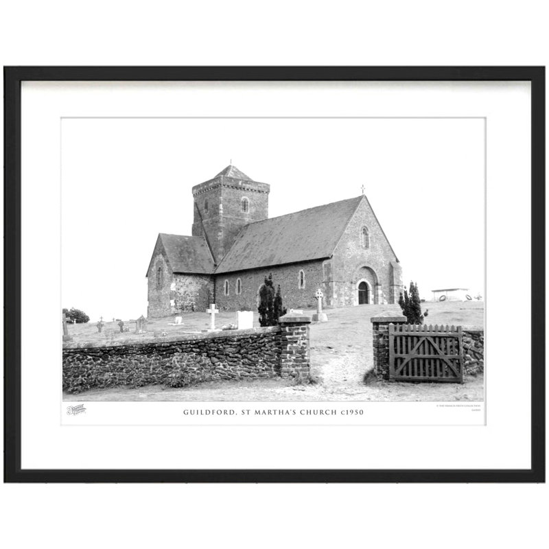 Guildford, St Martha's Church C1950 by Francis Frith - Single Picture Frame Print, 60cm H x 80cm W x 2.3cm D