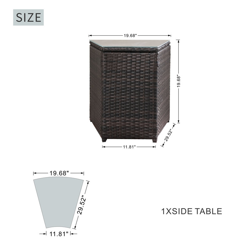 Metal Outdoor Side Table