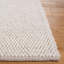 Tapis ivoire fait à la main de couleur unie Sitte-250691045