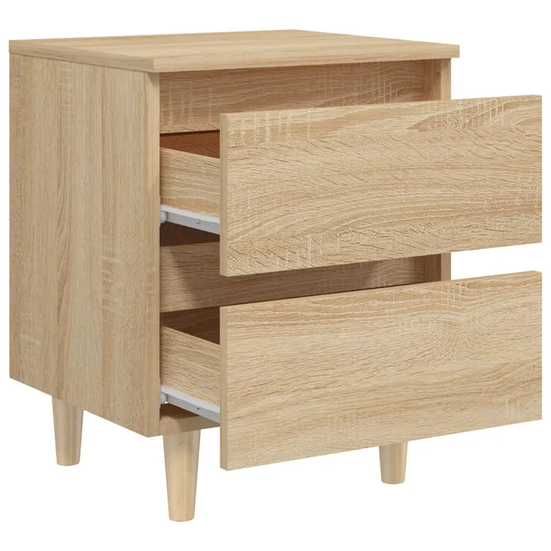 Sela 40 cm W Bedside Table, Sonoma Oak