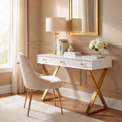 Coiffeuse avec miroir Helmsworth