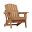 Chaise Adirondack d'extérieur, dossier et siège de lit pliants en bois pré-assemblés