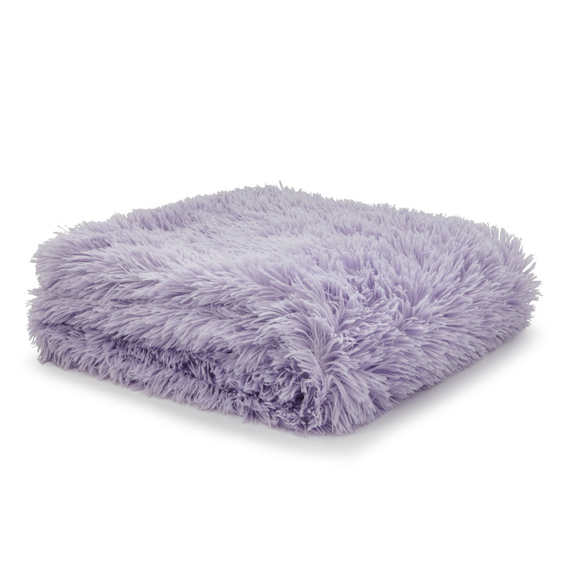 Cuddly Faux Fur 150x200cm Throw, Heather