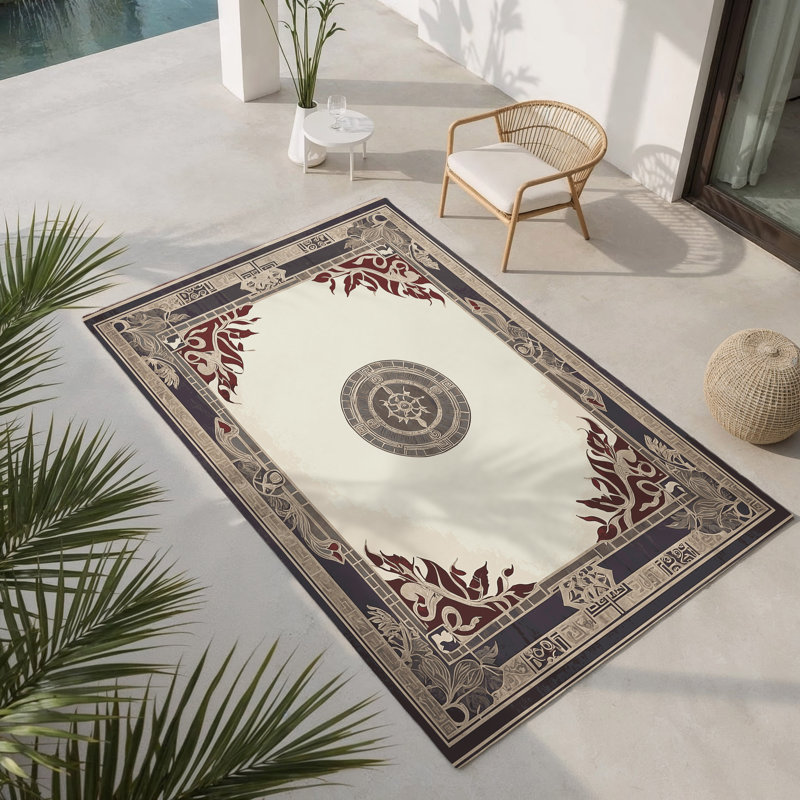 Tapis intérieur et extérieur Delphi Legacy, Rectangle 5 pi x 7 pi