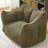 Chenille Bean Bag Chair For Adults - Super Comfort With Resilient Foam, Fit Living Room, Bedroom, Reading, Gaming, Tv Comfy Square Highly Foam In-1312130043