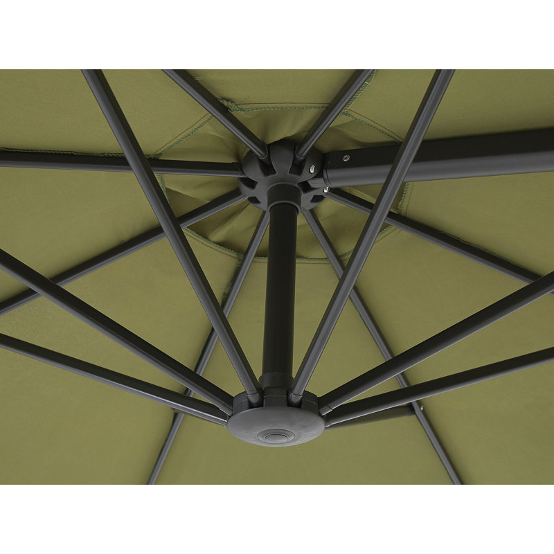 Andries 295cm Cantilever Parasol, Green