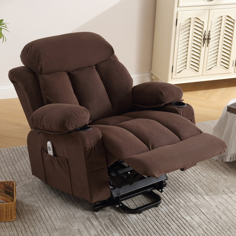 Latitude Run® Quinsha Upholstered Heated Massage Chair & Reviews | Wayfair