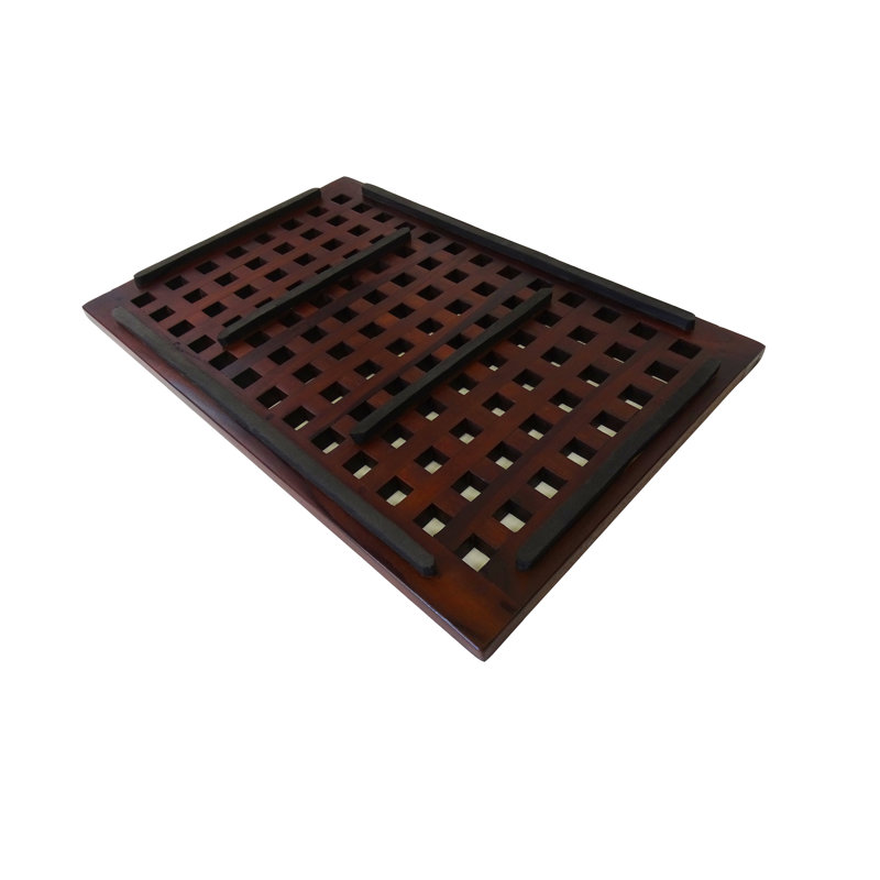 Teak Non-Slip Bath Rug