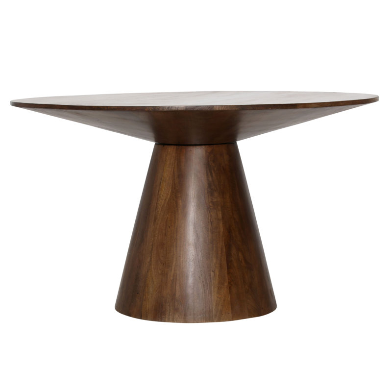 Carrera 52" Wide Mango Dining Table, Medium Brown, 30" H x 52" L x 52" W