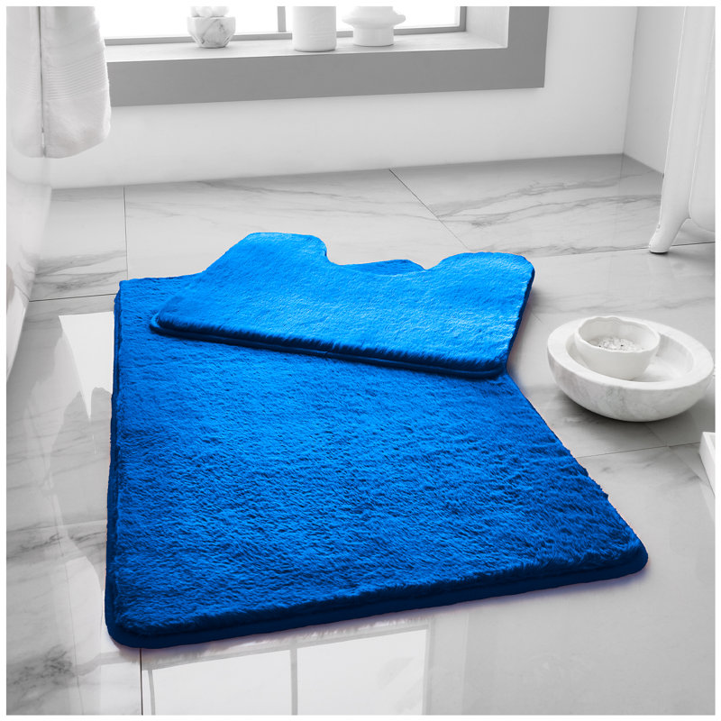 Non-Slip Bath Mat, Blue