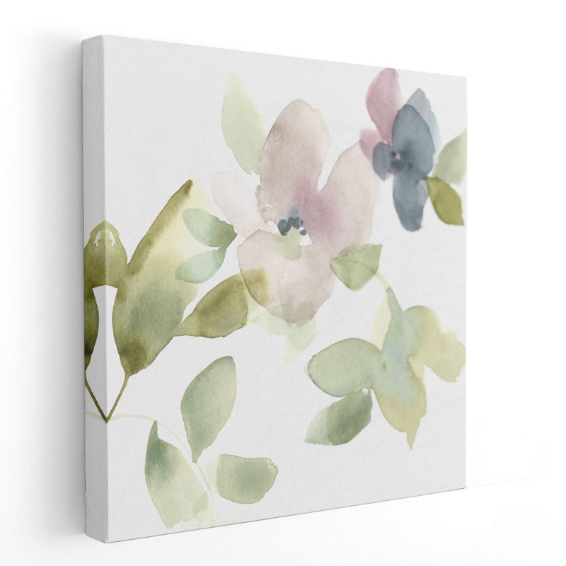 «Sweet Petals and Leaves III», reproduction d'art sur toile, H 24 po x l 24 po