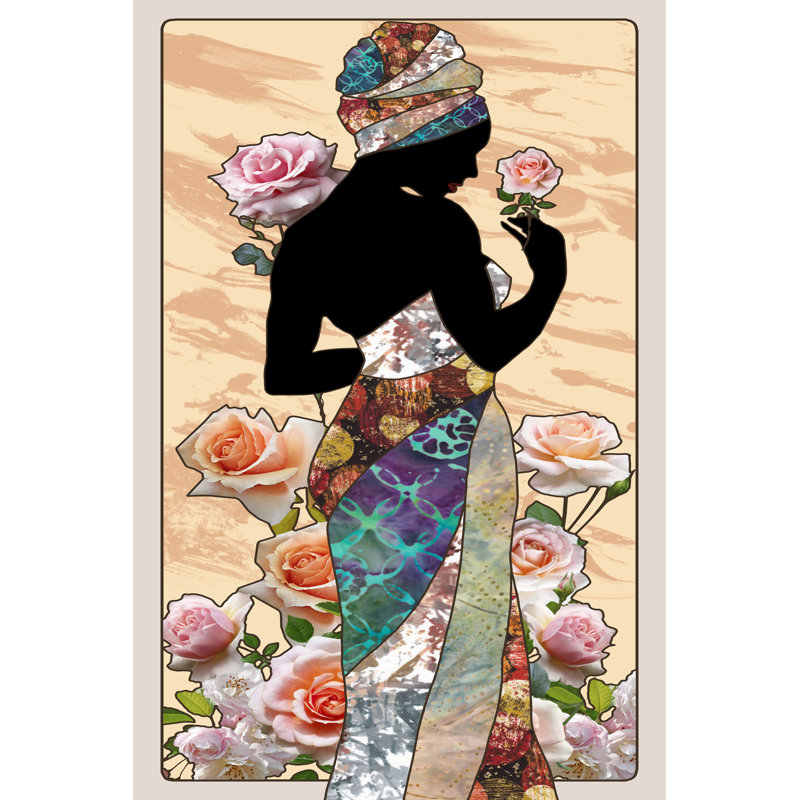 Cosmopolitan Woman II by Alonzo Saunders - Wrapped Canvas Print, 46 cm H x 30 cm W