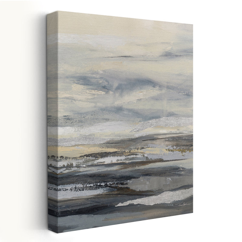 Contemporain et sable de plage I, H 24 po x l 16 po