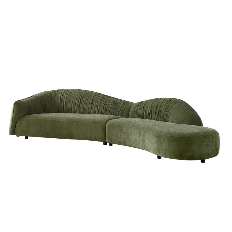 Canapé rembourré 145,67 po Mid-Century