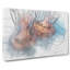 Pink Jellyfish in Abstract - Wrapped Canvas Drawing - Wrapped Canvas-55340303