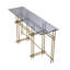 Quinn 52'' W Glass Console Table-66710151