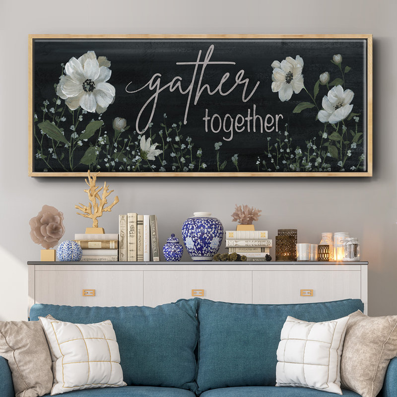 «Gather Together», toile encadrée