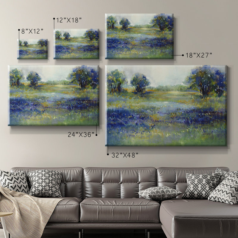 Toile tendue avec châssis Wild Wildery Premium Gallery - prête à être accrochée, H 24 po x l 36 po