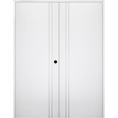 Porte double à panneaux Optima 2V