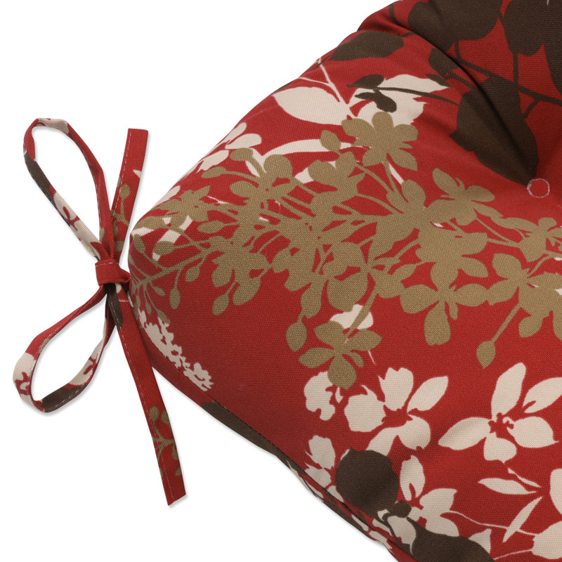 Coussin de siège intérieur / extérieur Montifleuri Sangria, L 44 po