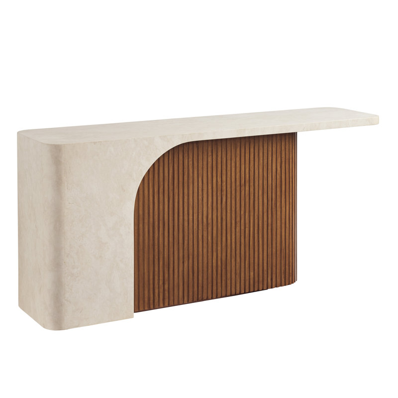 La Costa 71'' W Marble Console Table