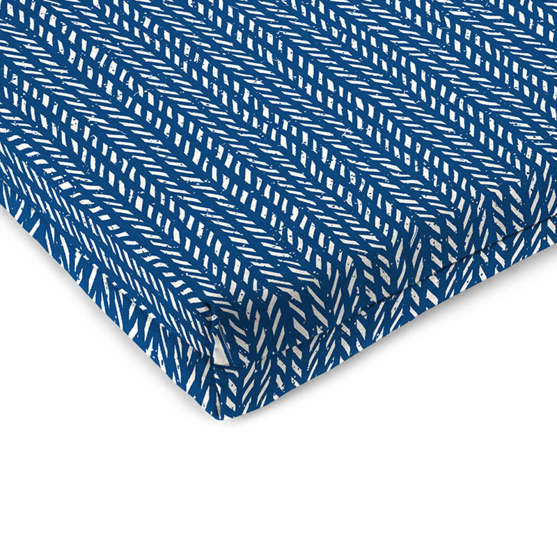 Outdoor Seat/Back Cushion, Blue