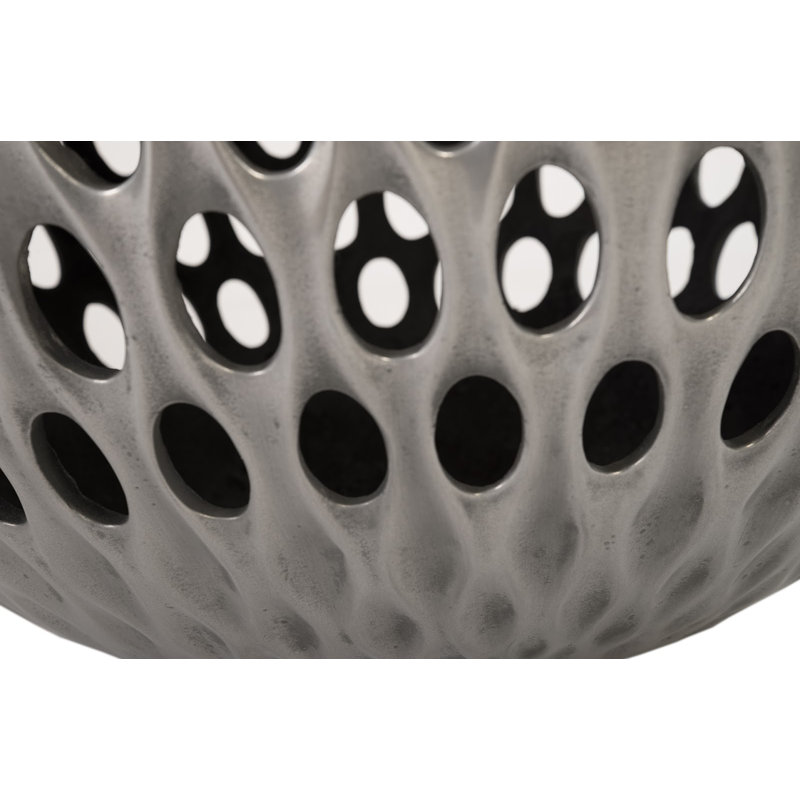 Outdoor Breathe Resin Composite Pot Planter, Aluminum