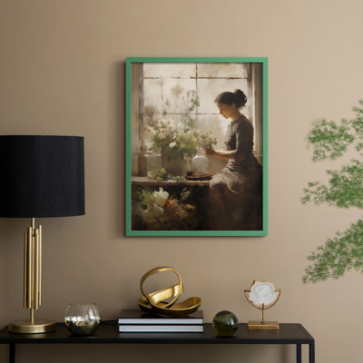 Reproduction encadrée WOMEN Series CDXIV - bois massif