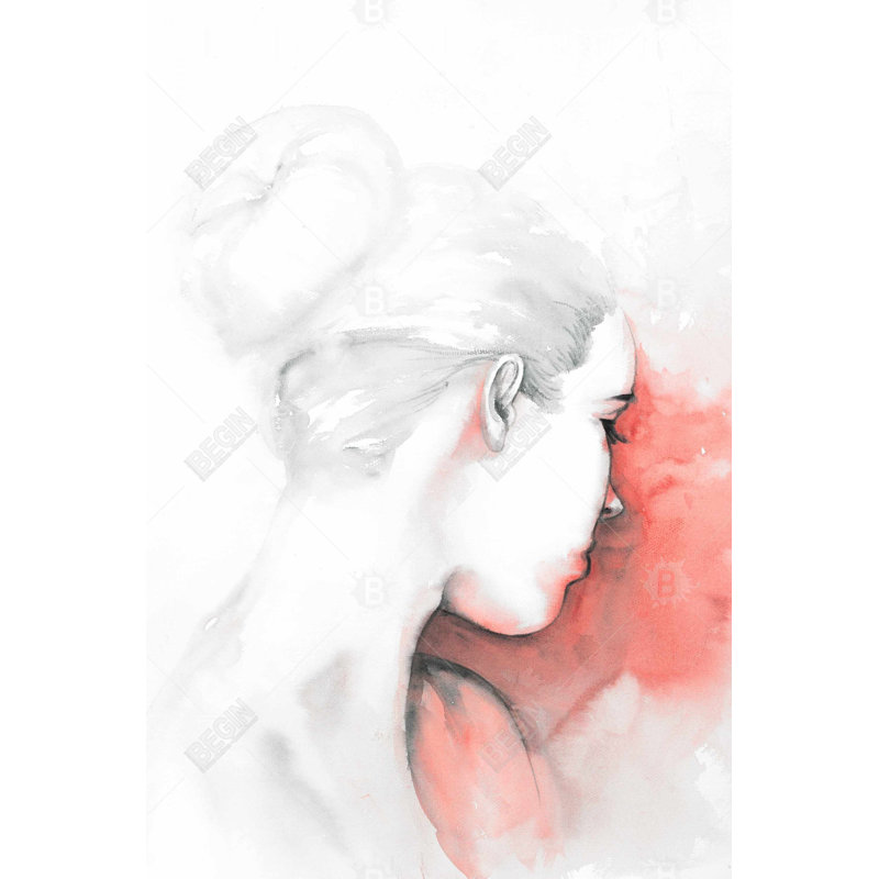 «Pastel Woman», H 36 po x l 24 po