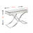 Ava Mirrored Console Table - Chrome