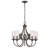 Littleville 5 - Light Steel Dimmable Empire Chandelier