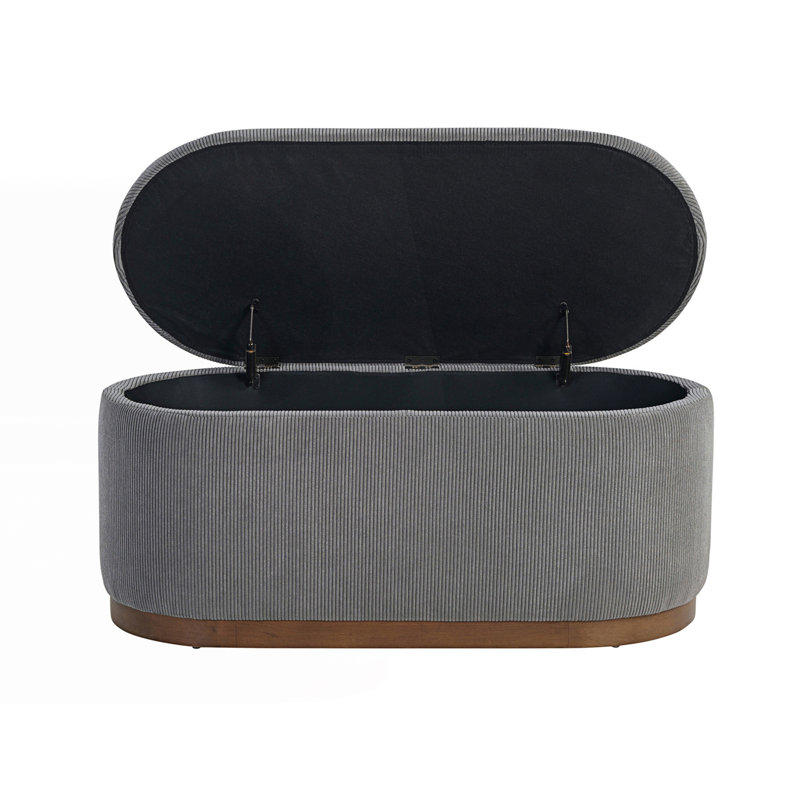 Banc de rangement 1PC, Gris